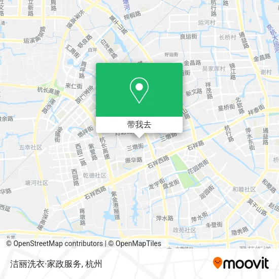 洁丽洗衣·家政服务地图