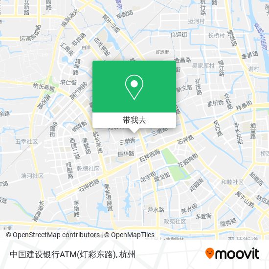中国建设银行ATM(灯彩东路)地图