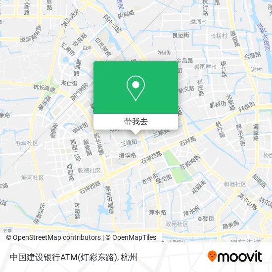 中国建设银行ATM(灯彩东路)地图