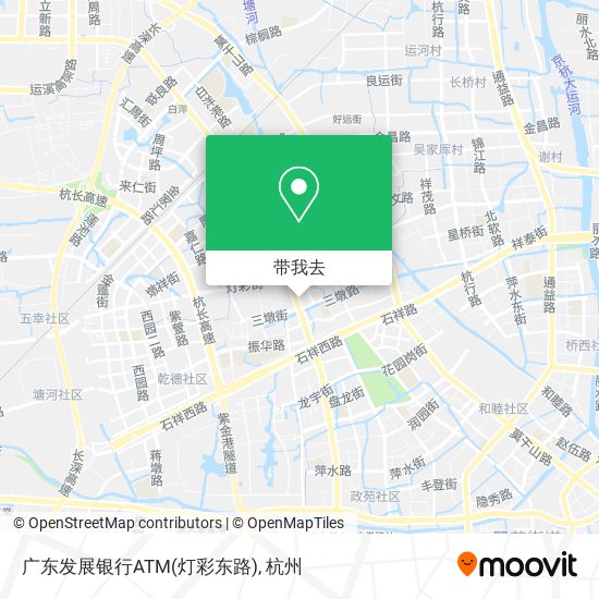 广东发展银行ATM(灯彩东路)地图