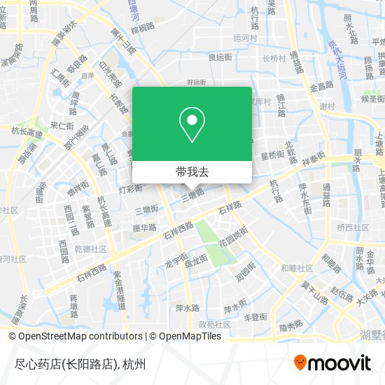 尽心药店(长阳路店)地图