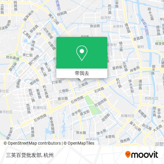 三英百货批发部地图