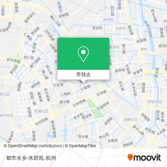 都市水乡-水碧苑地图