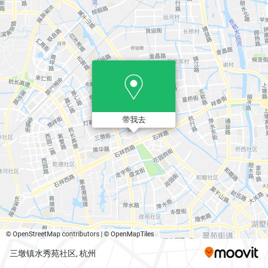 三墩镇水秀苑社区地图