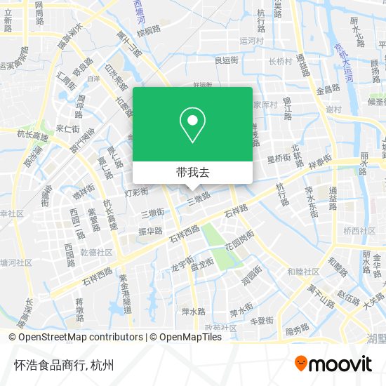 怀浩食品商行地图