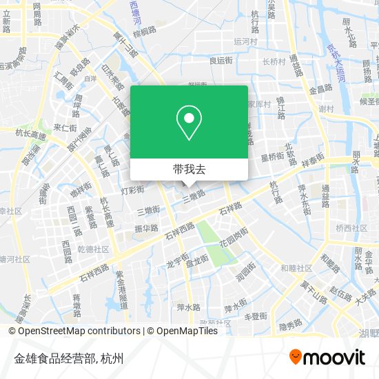 金雄食品经营部地图