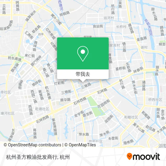 杭州圣方粮油批发商行地图