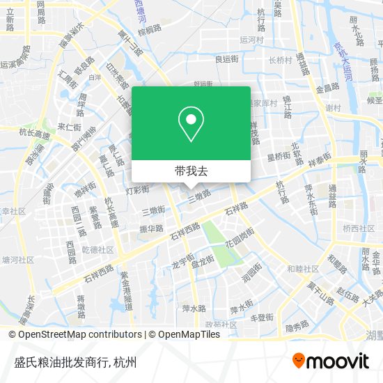 盛氏粮油批发商行地图