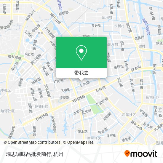 瑞志调味品批发商行地图