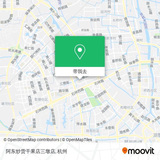阿东炒货干果店三墩店地图