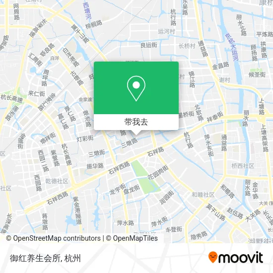 御红养生会所地图