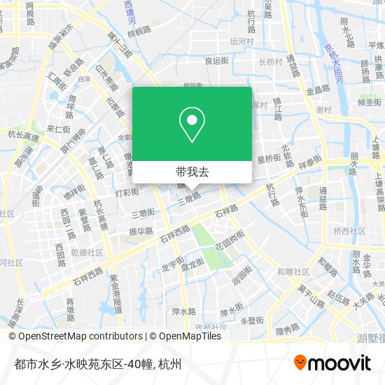 都市水乡·水映苑东区-40幢地图