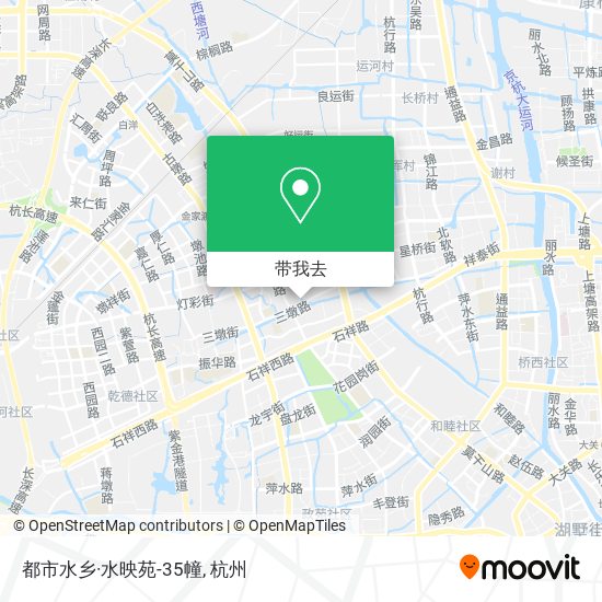 都市水乡·水映苑-35幢地图