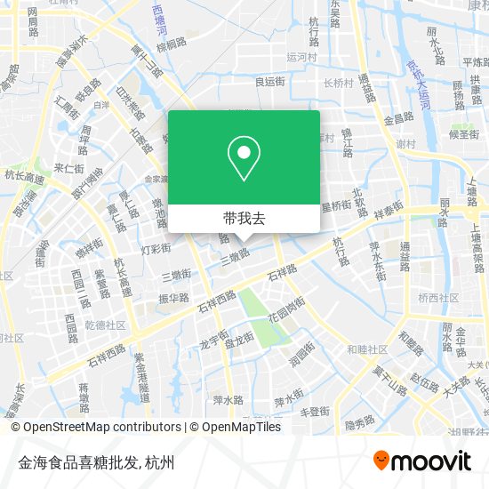 金海食品喜糖批发地图