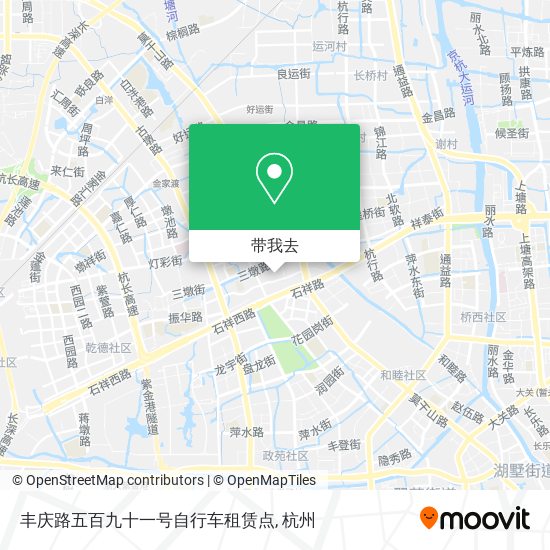 丰庆路五百九十一号自行车租赁点地图