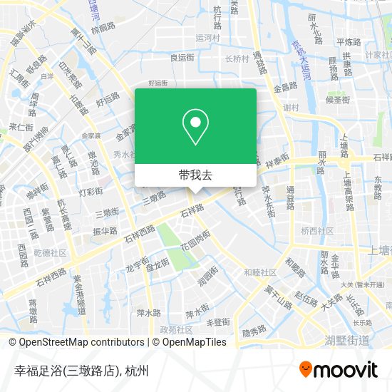 幸福足浴(三墩路店)地图