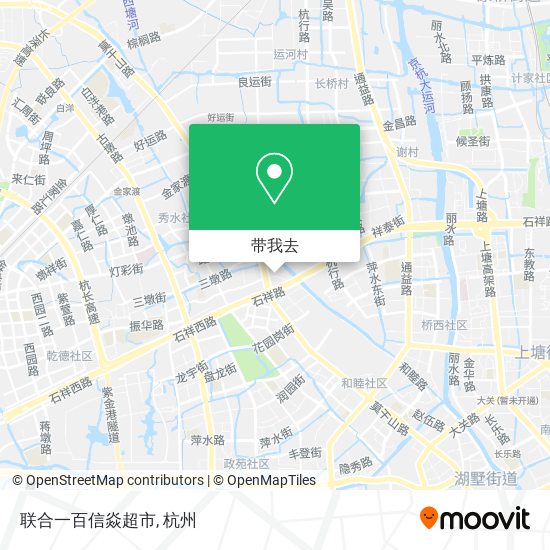 联合一百信焱超市地图