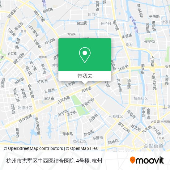 杭州市拱墅区中西医结合医院-4号楼地图