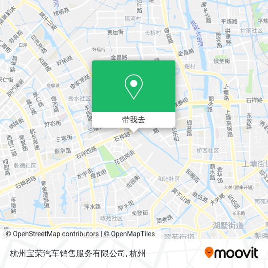 杭州宝荣汽车销售服务有限公司地图