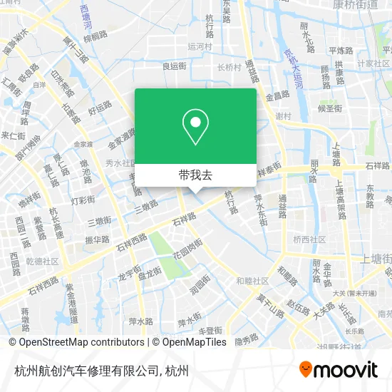 杭州航创汽车修理有限公司地图