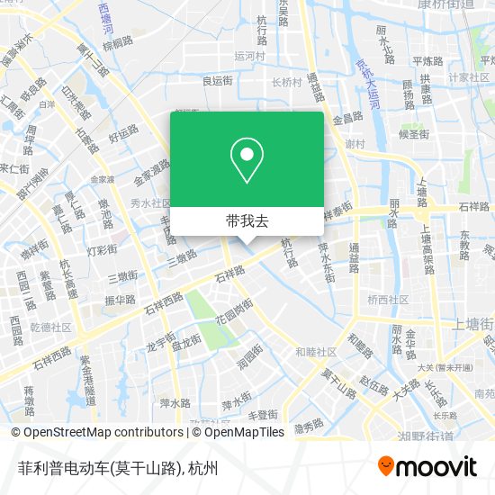 菲利普电动车(莫干山路)地图