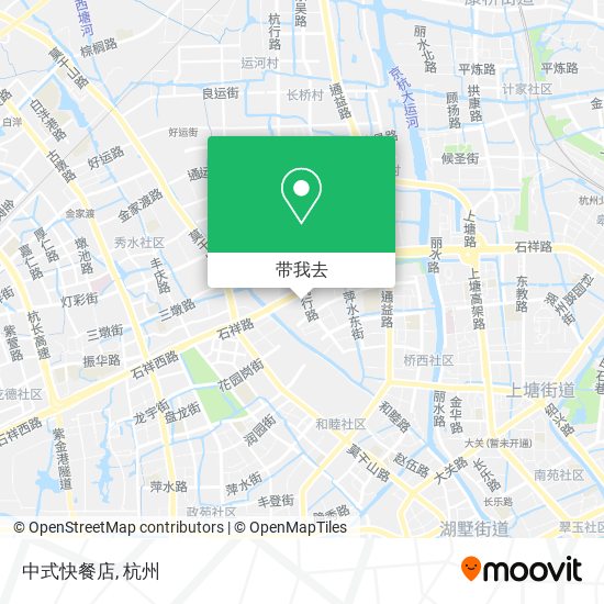 中式快餐店地图