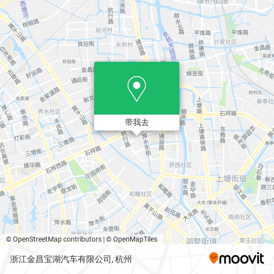 浙江金昌宝湖汽车有限公司地图