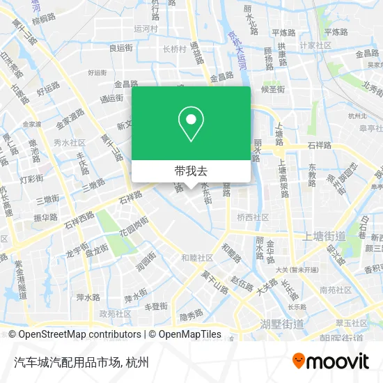 汽车城汽配用品市场地图