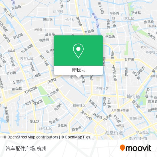 汽车配件广场地图