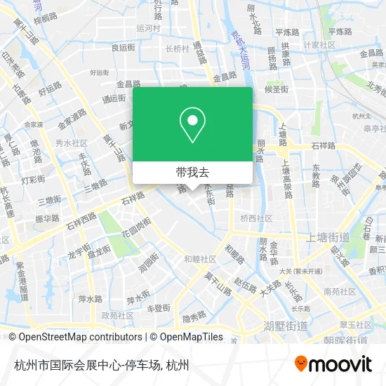 杭州市国际会展中心-停车场地图