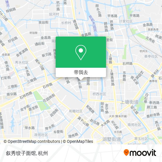 叙秀饺子面馆地图