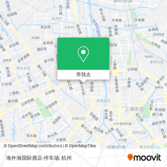海外海国际酒店-停车场地图