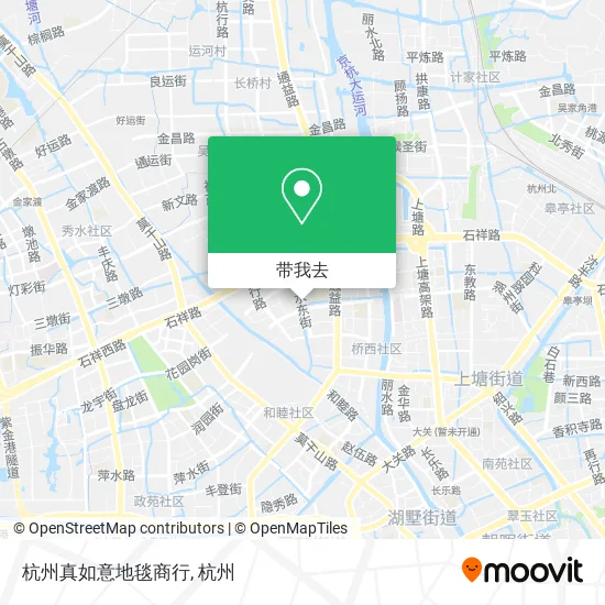 杭州真如意地毯商行地图