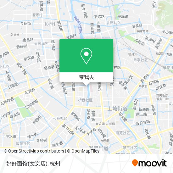 好好面馆(文岚店)地图