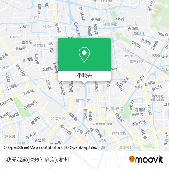 我爱我家(信步闲庭店)地图