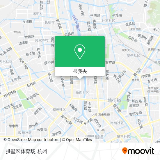 拱墅区体育场地图