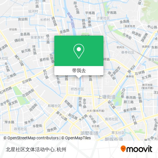 北星社区文体活动中心地图