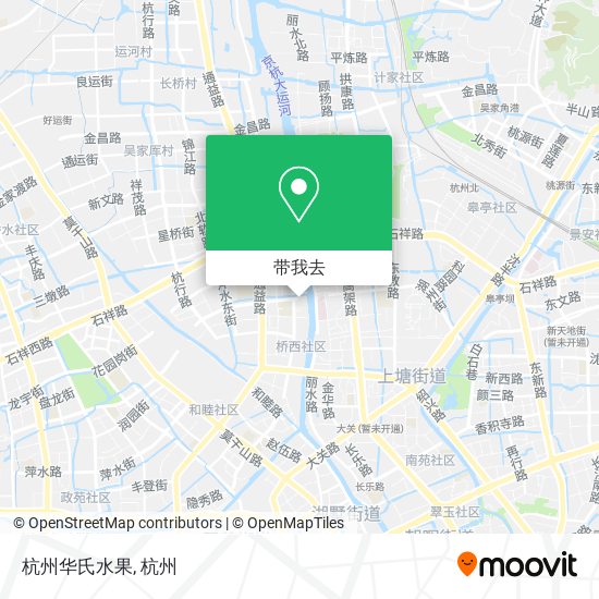 杭州华氏水果地图