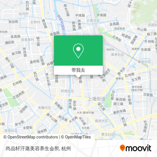 尚品轩汗蒸美容养生会所地图