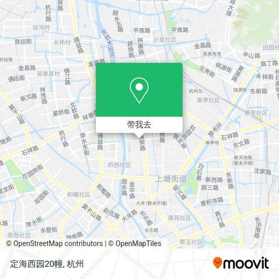 定海西园20幢地图