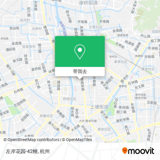 左岸花园-42幢地图