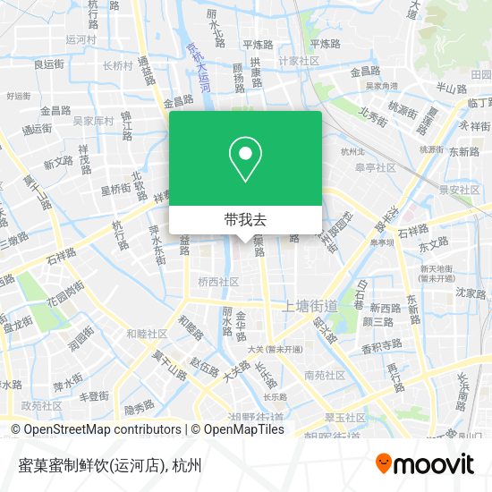 蜜菓蜜制鲜饮(运河店)地图