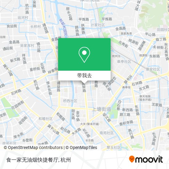 食一家无油烟快捷餐厅地图