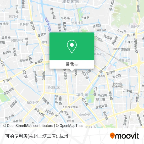 可的便利店(杭州上塘二店)地图