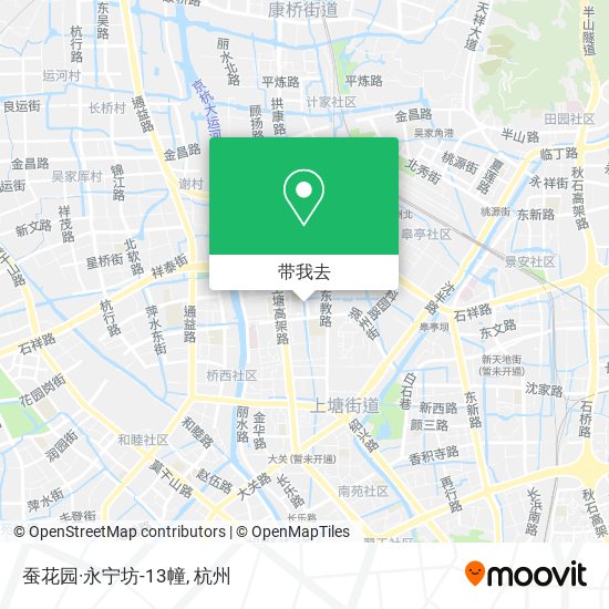 蚕花园·永宁坊-13幢地图