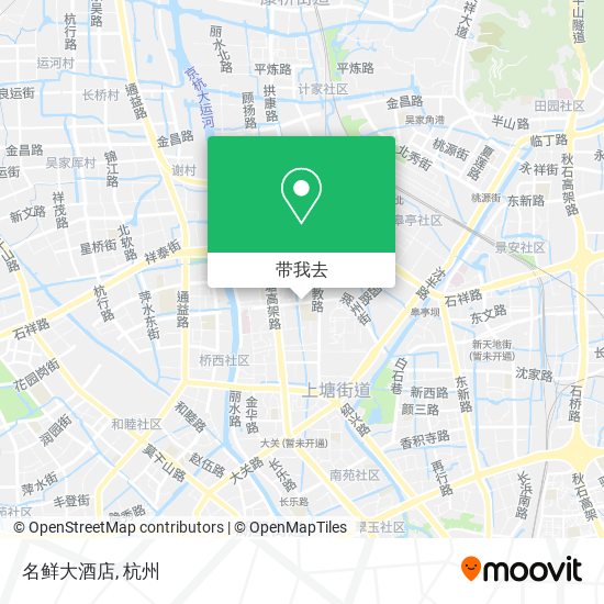 名鲜大酒店地图
