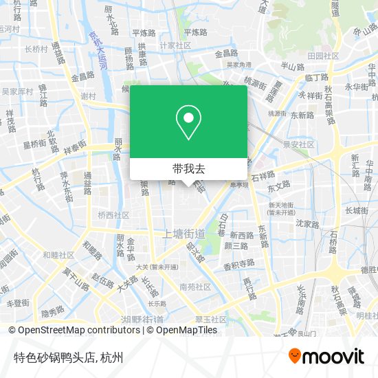 特色砂锅鸭头店地图