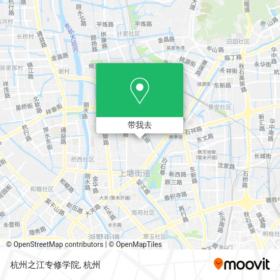 杭州之江专修学院地图