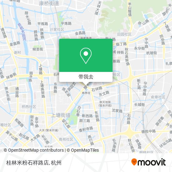 桂林米粉石祥路店地图