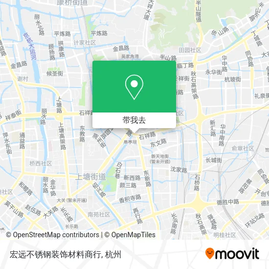 宏远不锈钢装饰材料商行地图